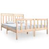 vidaXL Cadres de lit Naturel 160 x 200 cm Solid Pine Wood
