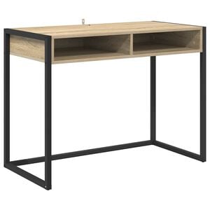 vidaXL Bureau Sonoma Bois d'ing&eacute;nierie 100 x 50 x 75 cm