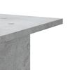 vidaXL Supports de haut-parleurs 2 pcs gris b&eacute;ton bois d'ing&eacute;nierie