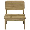 vidaXL Chaise de jardin 60x52,5x72 cm bois de pin impr&eacute;gn&eacute;
