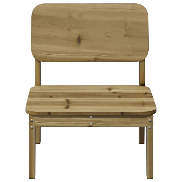 vidaXL Chaise de jardin 60x52,5x72 cm bois de pin impr&eacute;gn&eacute;