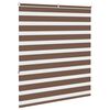 vidaXL Store z&egrave;bre marron 135x150cm largeur du tissu 130,9cm polyester