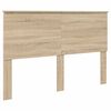 vidaXL Lit de Rangement Ch&ecirc;ne Sonoma 150 x 200 cm Bois d'ing&eacute;nierie