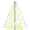 vidaXL Sapin de No&euml;l avec 100 LED Blanc chaud 120 cm Acrylique