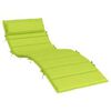 vidaXL Coussin de transat ensoleill&eacute; Vert 178 x 60 x 4 cm Tissu Oxford