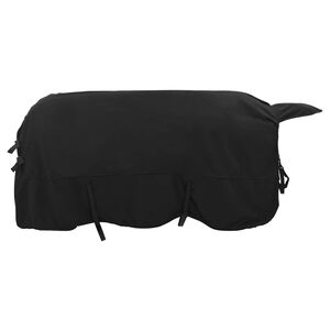 vidaXL Couverture &Eacute;quine Noir 135 cm Fleece en polyester