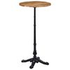 vidaXL Pied de table de bistro noir 52x52x108 cm fonte