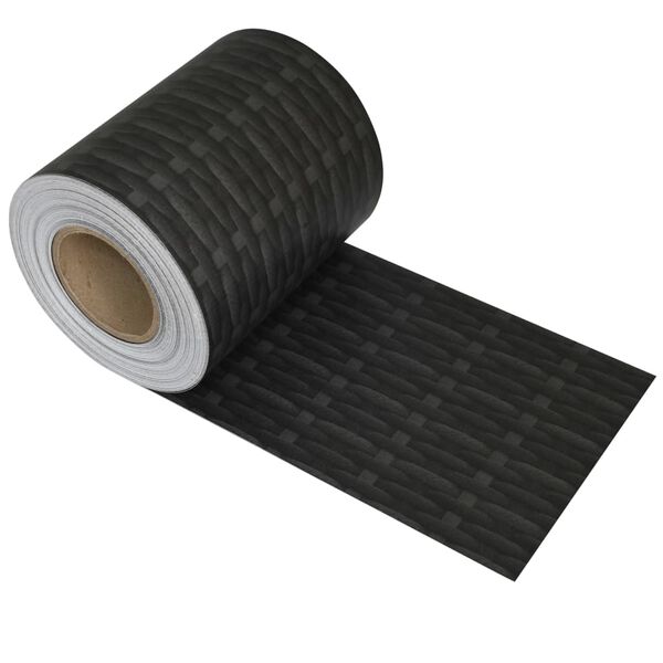 vidaXL Rouleau de bande de cl&ocirc;ture PVC 70x0,19 m Rotin