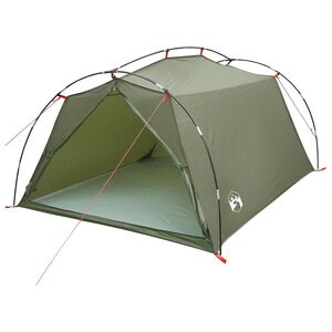 vidaXL Tente tunnel 2 personne Vert olive