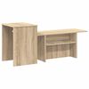 vidaXL Table console Ch&ecirc;ne Sonoma 91,5 x 35 x 38,5 cm