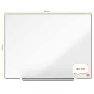 Nobo Tableau blanc magnétique Impression Pro Émail 60x45 cm
