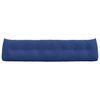 vidaXL Coussin de Dos Bleu police 200 x 24 x 50 cm Velours