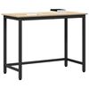 vidaXL table Ch&ecirc;ne Sonoma 80 x 50 x 76,5 cm Bois d'ing&eacute;nierie et acier