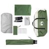 vidaXL Tente de camping à dôme 4 personnes vert imperméable
