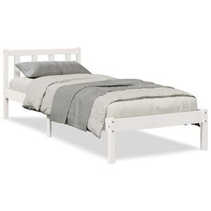 vidaXL Cadre de lit extra long sans matelas 80x210 cm bois massif pin