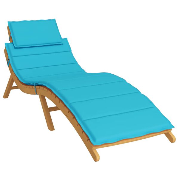 vidaXL Coussin de chaise longue turquoise tissu oxford