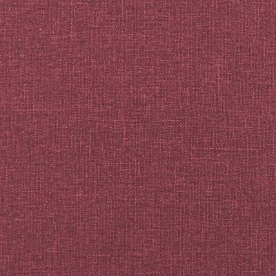 vidaXL Fauteuil inclinable Rouge bordeaux Tissu