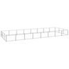vidaXL Chenil Argent&eacute; 24 m&sup2; Acier