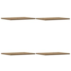 vidaXL Panneau de biblioth&egrave;que 4 pcs ch&ecirc;ne artisanal 40x30x1,5 cm