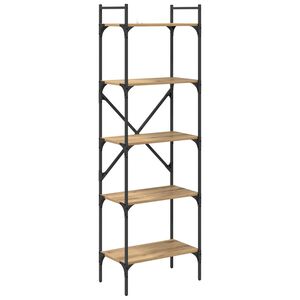 vidaXL Biblioth&egrave;que 5 niveaux 56 x 32 x 174 cm Bois d'ing&eacute;nierie