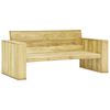 vidaXL Salon de jardin 5 pcs avec coussins bois de pin impr&eacute;gn&eacute;