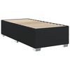 vidaXL Sommier &agrave; lattes de lit avec matelas Noir 90x190 cm Similicuir
