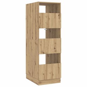 vidaXL Armoire &agrave; Laver avec stockage Ch&ecirc;ne artisanal 50 x 68 x 162 cm