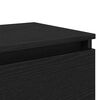 vidaXL Cabinet de chevet Ch&ecirc;ne noir 40 x 35 x 50 cm Bois d'ing&eacute;nierie