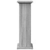 vidaXL Pi&eacute;destal avec rangement sonoma gris bois d'ing&eacute;nierie
