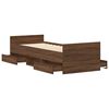 vidaXL Cadre de lit sans matelas ch&ecirc;ne marron 90x190 cm
