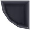 vidaXL Jardini&egrave;re d'Angle Anthracite 30 x 30 x 50 cm Acier