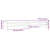 vidaXL Support de moniteur Marron miel 100x27x15 cm Bois de pin solide