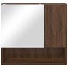 vidaXL Armoire Miroir Ch&ecirc;ne brun 59 x 17 x 55 cm Bois d'ing&eacute;nierie