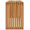 vidaXL Banc de jardin Marron 110 x 30 x 45 cm Bois de teck solide