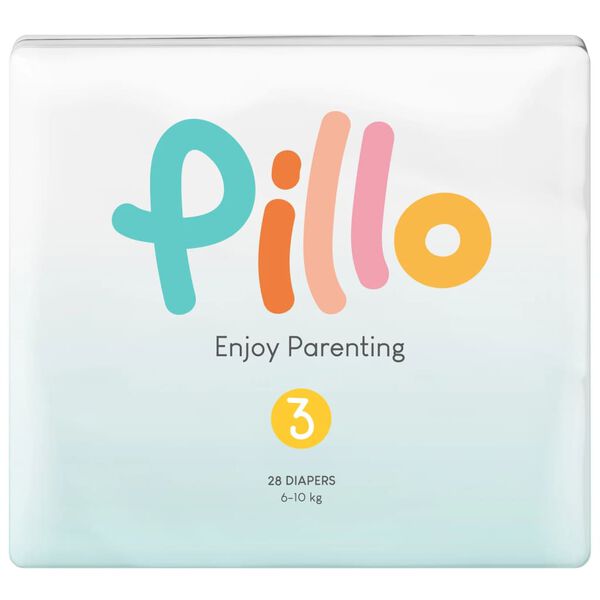 Pillo Couches pour b&eacute;b&eacute;s 168 pcs taille 3 (6-10 kg)