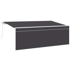 vidaXL Auvent r&eacute;tractable Anthracite 400 x 200 cm