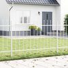 vidaXL Cl&ocirc;ture de jardin 5 pcs Blanc 8,5 x 0,8 m