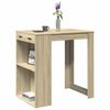 vidaXL Table de bar chêne sonoma 102x70x103,5 cm bois d'ingénierie
