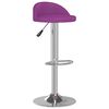 vidaXL Tabourets de bar lot de 2 violet similicuir