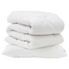 vidaXL Couette avec oreiller 2 pi&egrave;ces Blanc Microfibre