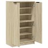 vidaXL Armoire &agrave; chaussures Ch&ecirc;ne sonoma 59x35x100,5cm Bois d'ing&eacute;nierie