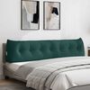 vidaXL Coussin de Dos Vert fonc&eacute; 200 x 24 x 50 cm tissu