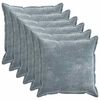 vidaXL Housse de coussin 6 pc HOUTEN Bleu clair 80 x 80 cm