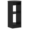 vidaXL Meuble d'appoint Noir Bois d&rsquo;ing&eacute;nierie