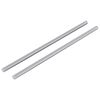 vidaXL Tige filet&eacute;e 2 pcs Argent&eacute; 6 x 170 mm Acier