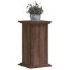 vidaXL Support pour plantes chêne marron 33x33x60 cm bois d'ingénierie