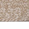 vidaXL Tapis de surface Carr&eacute; Naturel et Blanc 300 x 300 cm Jute