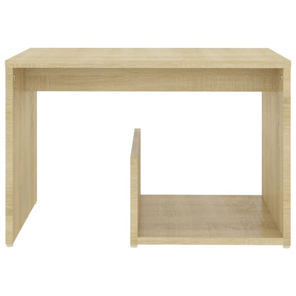 vidaXL Table d'appoint ch&ecirc;ne sonoma 59x36x38 cm bois d'ing&eacute;nierie