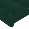 vidaXL Cadre de lit sans matelas vert fonc&eacute; 80x200 cm velours