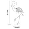 Luxform Lampe LED solaire de jardin Stork Multicolore 30112